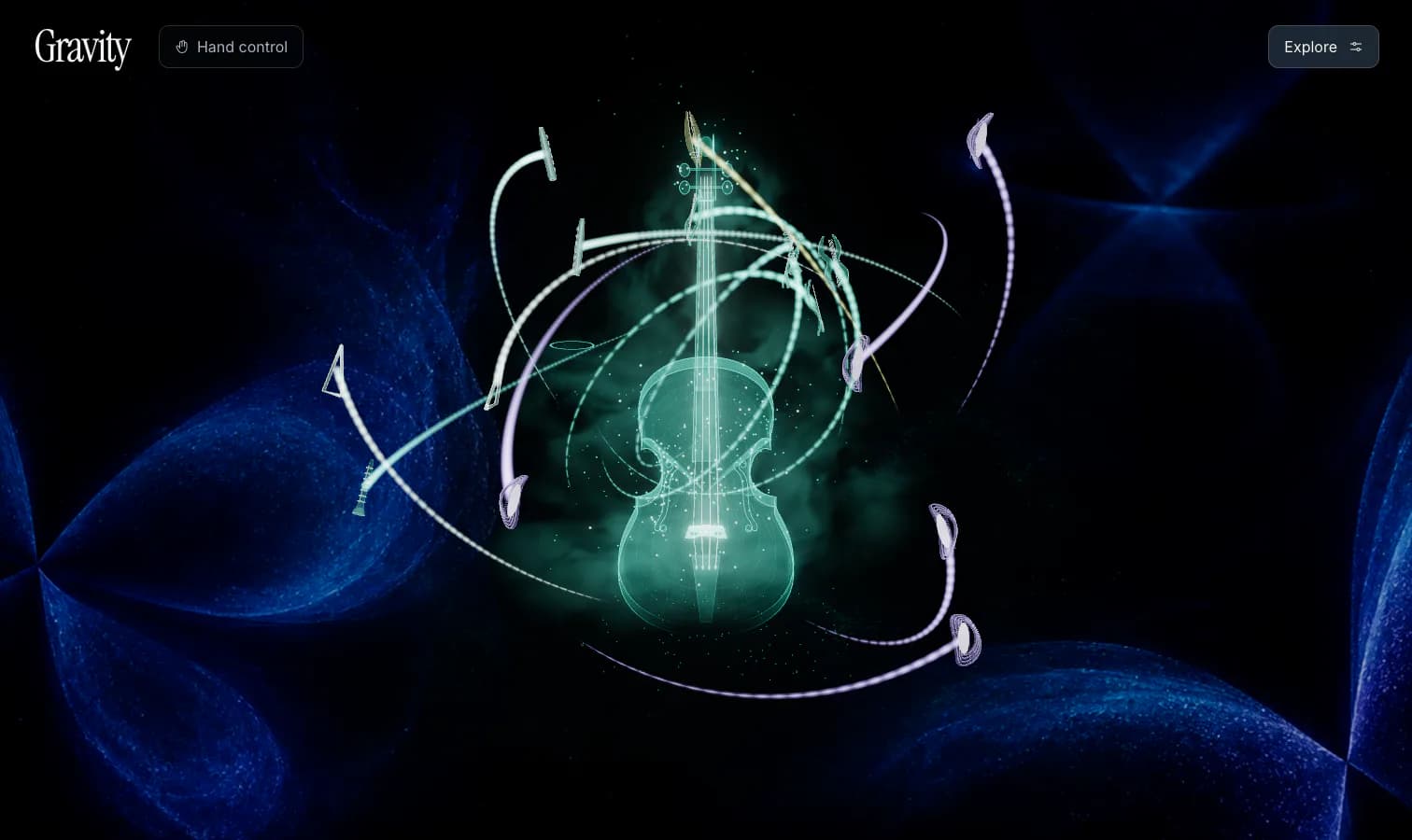 The Astra Gravity build with sculptural performers following individual three-dimensional orbital planes around the cello.